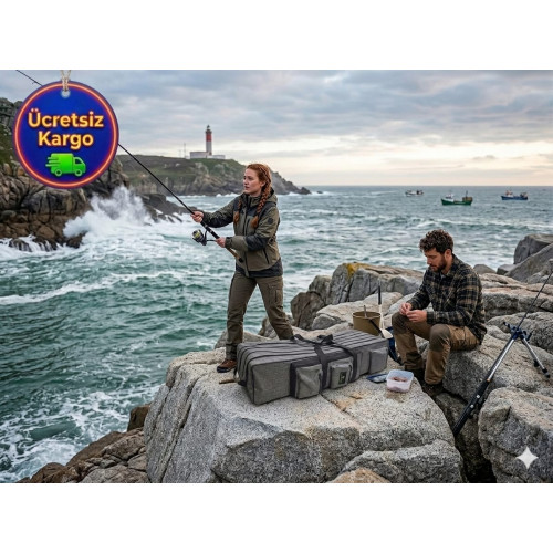 MEGASTAR HUNTER 120 CM GRİ 4 BÖLMELİ OLTA ÇANTASI MEGASTAR HUNTER 120 CM GRİ 4 BÖLMELİ OLTA ÇANTASI